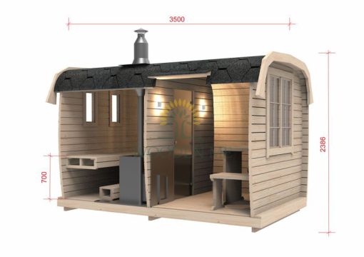 Sauna Bus 3,5 m x 2,3 m