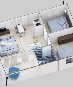 Chalet avec terrasse - Eve (49 m2 + 6 m² de terrasse)