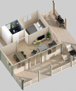 Le chalet LUCY – 54.5 m² + 32 m² terrasse
