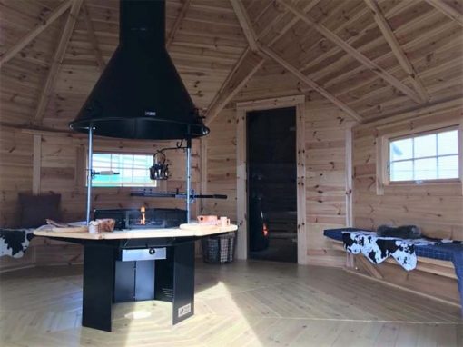 Kota grill 16.5m² avec sauna extension de 2.5 m