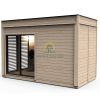 Modulaire sauna 2m x 4m
