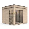 Modulaire sauna 3m x 3m