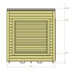 Sauna moderne 2.3 m x 2.3 m