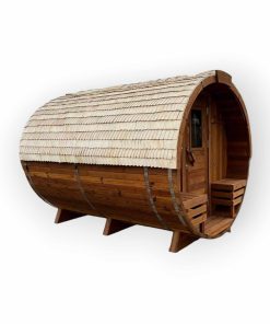 Tonneau de sauna Bois thermique avec fenêtre à bulles (3 m/2.2m)